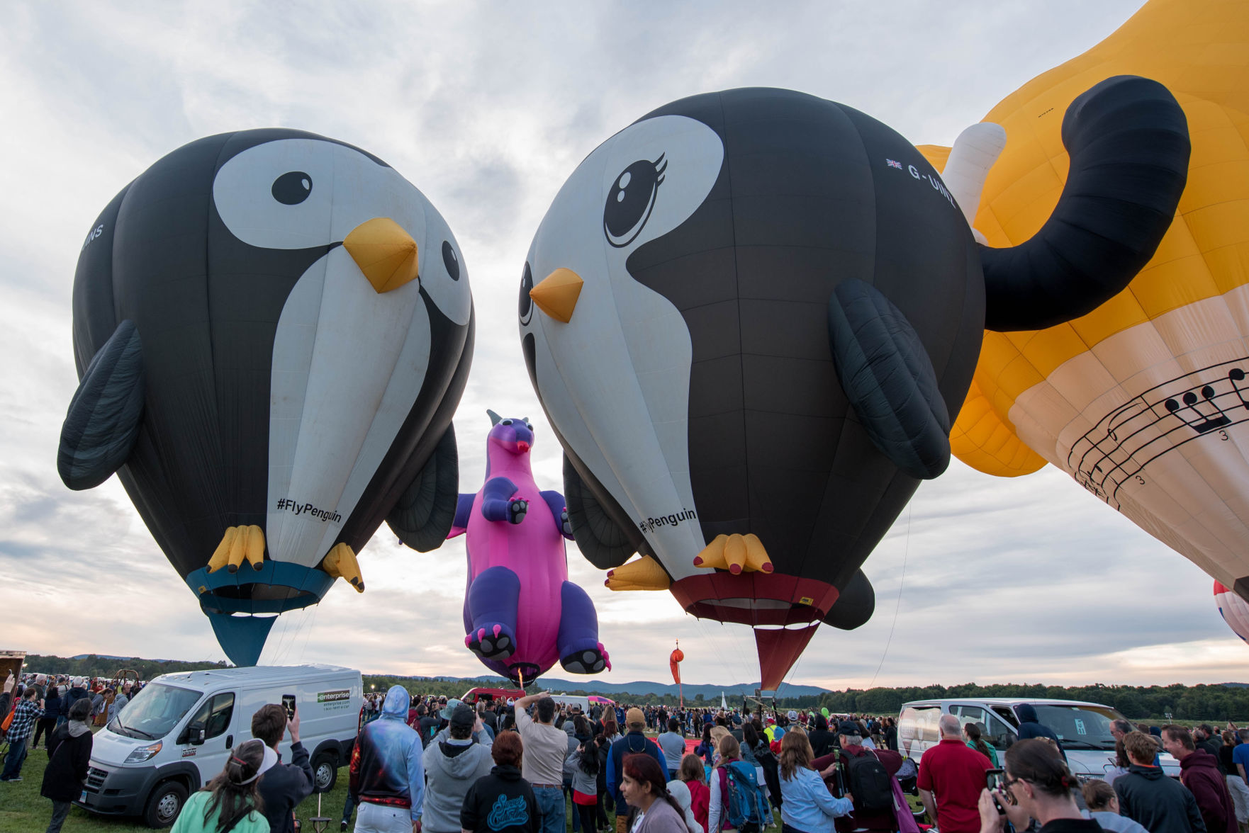 Adirondack Balloon Festival Saturday evening